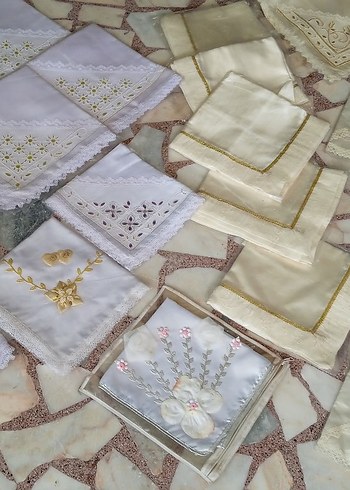 Nakışlı Bohça örtüsü fiskos masa örtüsü - Görsel 19