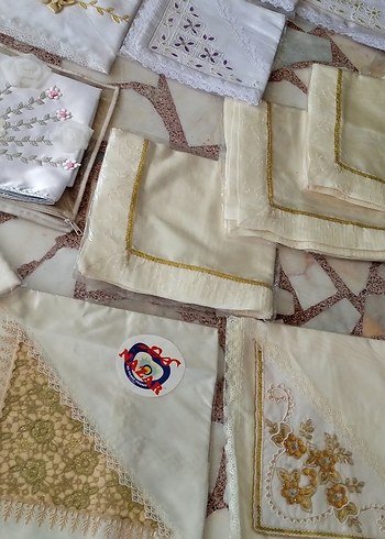 Nakışlı Bohça örtüsü fiskos masa örtüsü - Görsel 18