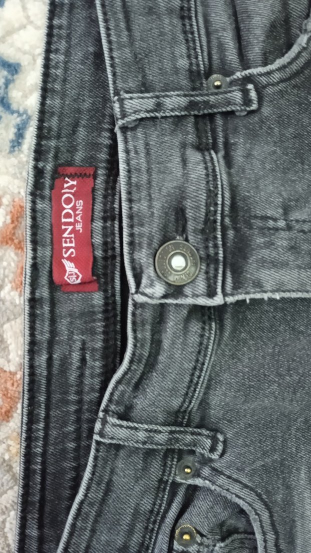 Gri Erkek Denim Pantolon Regular Fit - Görsel 3