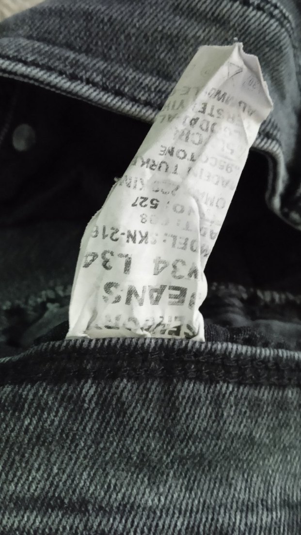 Gri Erkek Denim Pantolon Regular Fit - Görsel 4