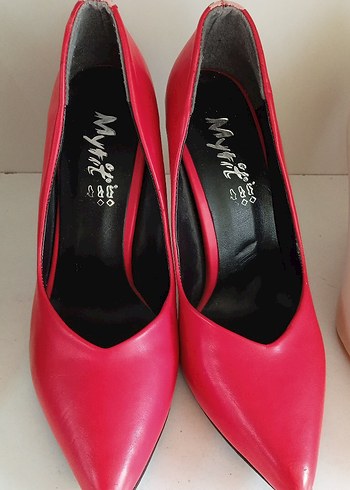 Pembe Stiletto Topuklu Kadın Ayakkabı - Görsel 2