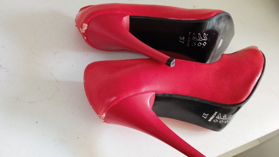 Pembe Stiletto Topuklu Kadın Ayakkabı - Görsel 4