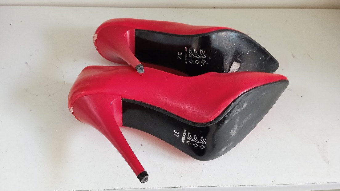 Pembe Stiletto Topuklu Kadın Ayakkabı - Görsel 3