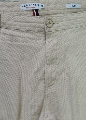 Düğmeli Beyaz Erkek Regular Fit Pantolon - Görsel 3