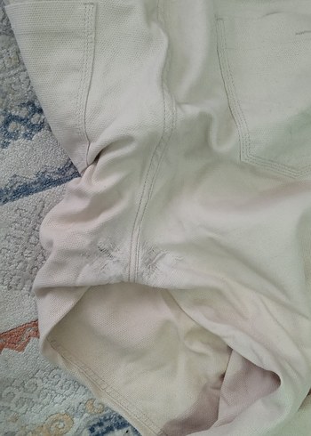 Düğmeli Beyaz Erkek Regular Fit Pantolon - Görsel 5