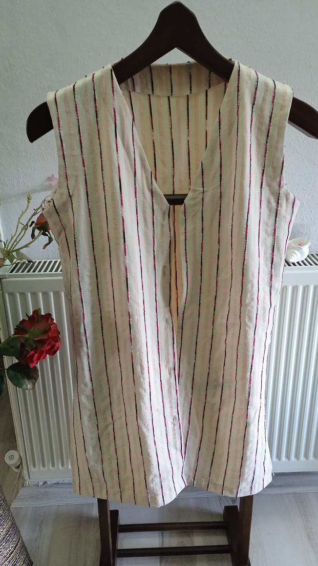 Bohem Tarzı KREM YELEK - Görsel 2