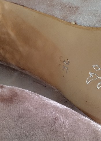 Bej Süet Stiletto Topuklu Kadın Ayakkabı - Görsel 6