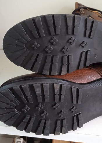 Kahverengi Deri Botlar - Görsel 8