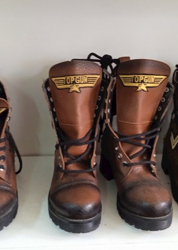 Kahverengi Deri Botlar - Görsel 2