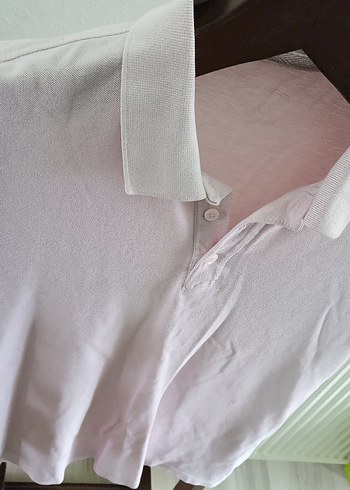 Pembe ve Beyaz Erkek Polo Tişörtler - Görsel 8