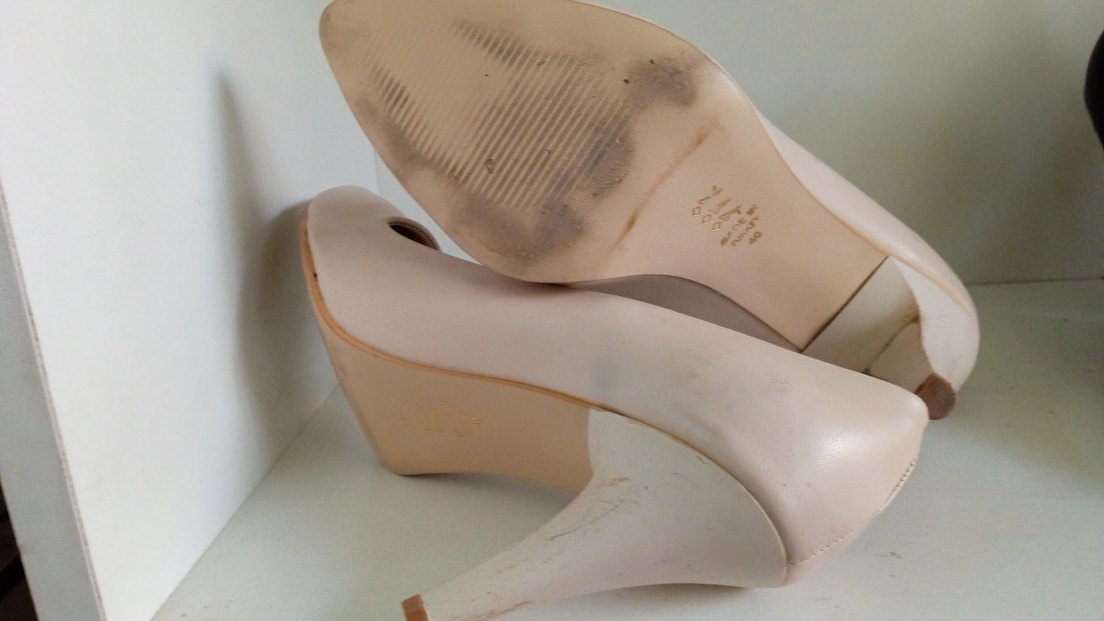 Bej Stiletto Topuklu Kadın Ayakkabı - Görsel 3