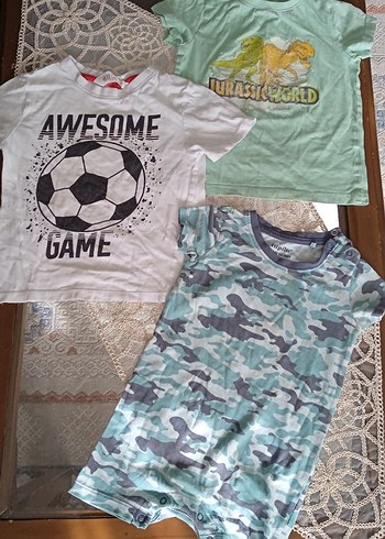 Erkek Çocuk Kısa Kollu Baskılı Tişört - Görsel 2