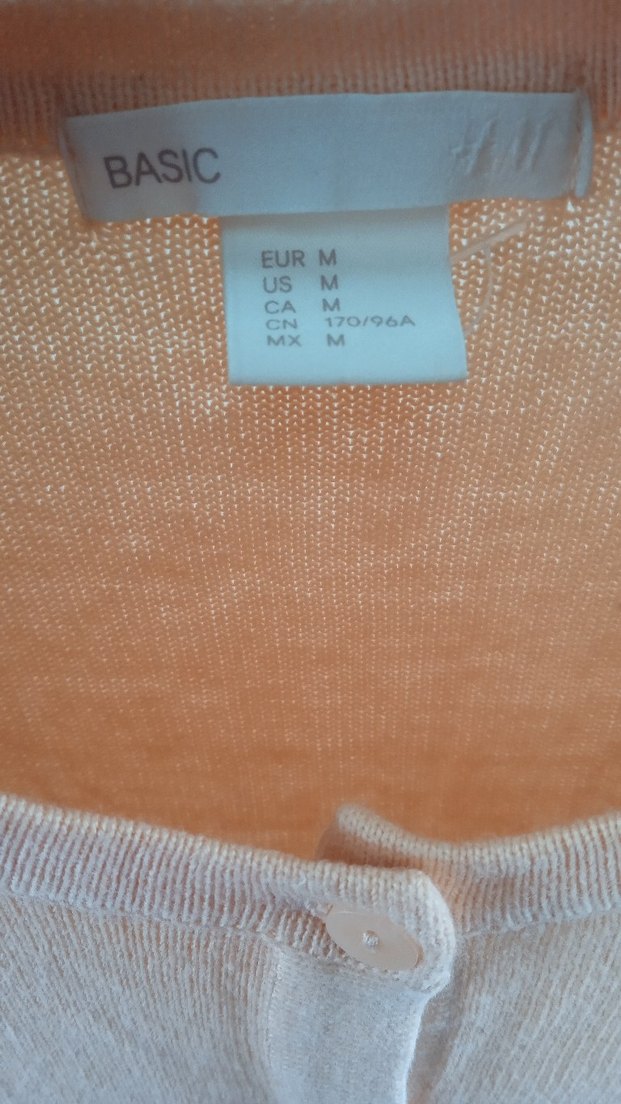 Bej Kadın Triko Hırka, Uzun Kollu, Salaş Kesim - Görsel 4