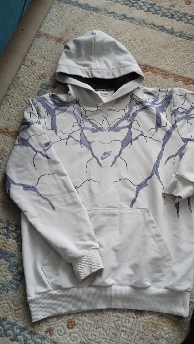 Sarı Siyah Kapüşonlu Fermuarlı Erkek Sweatshirt - Görsel 3