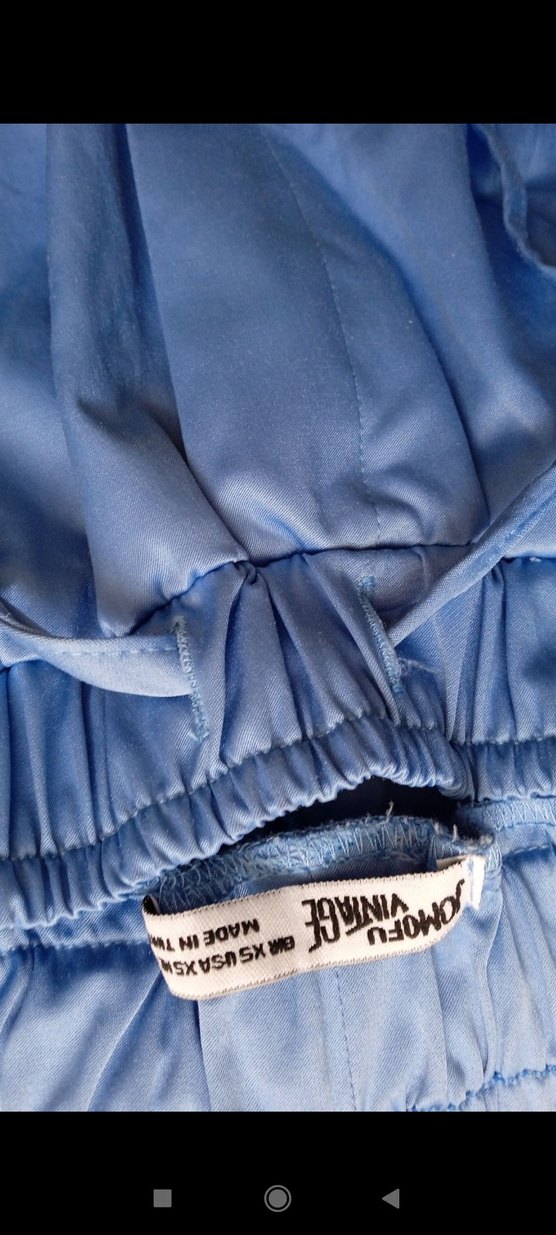 Mavi Rahat Kesim Kadın Kumaş Pantolon - Görsel 4