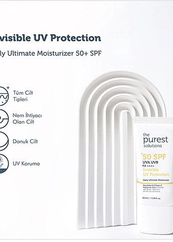The Purest Solutions SPF 50+ Güneş kremi - Görsel 2