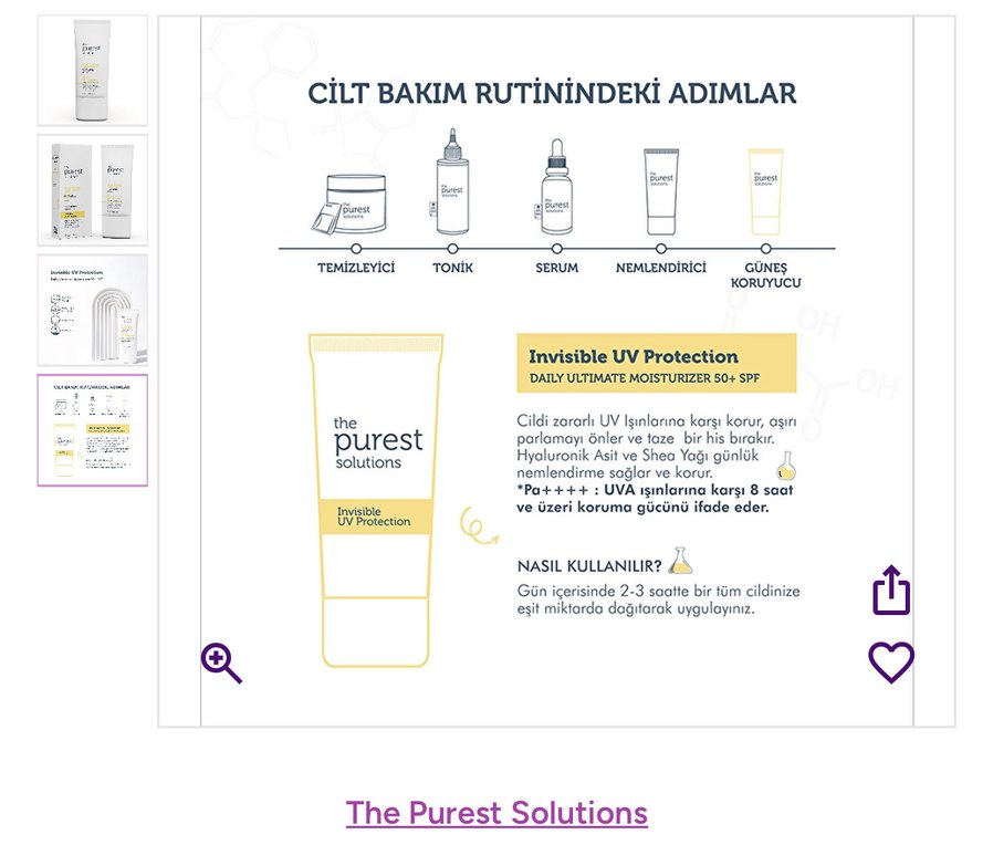 The Purest Solutions SPF 50+ Güneş kremi - Görsel 3