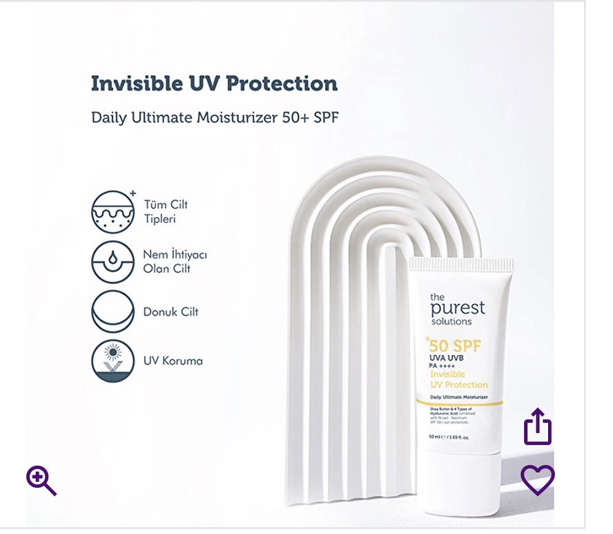 The Purest Solutions SPF 50+ Güneş kremi - Görsel 2