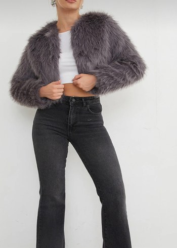 kürk ceket - Görsel 4