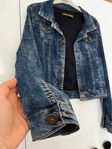 Diğer BLUE DENIM Yıkamalı Kot Ceket