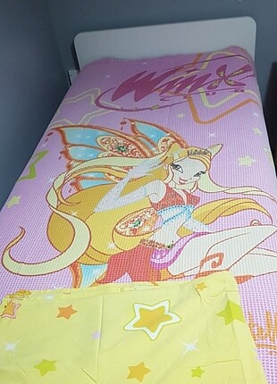 Ikea Winx clup tek kişilik pike takımı