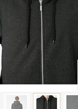 xl Beden gri Renk Koton erkek fermuarlı sweatshirt