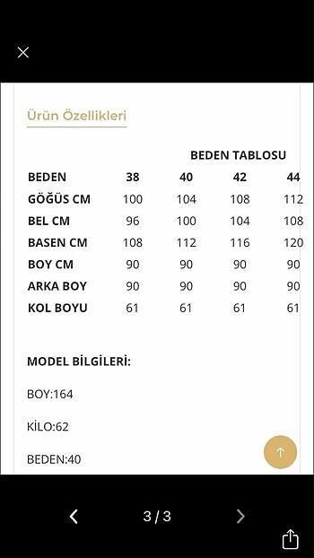 46 Beden Kadın tunik