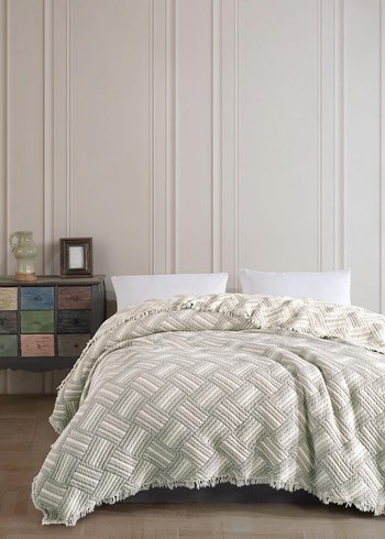 Çift kişilik yatak örtüsü - Görsel 4