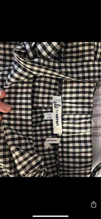Koton cizgili sort