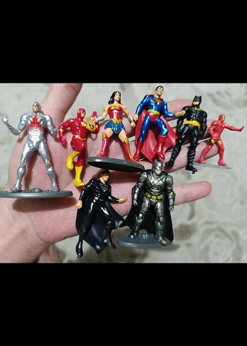 kullanılmış çizgi film kahramanları karakter mini figür set oyun