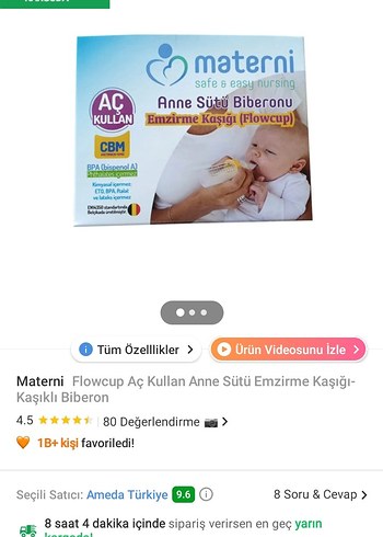 Sarı Bebek  kasık Biberonu(emzirme kaşığı) - Görsel 3