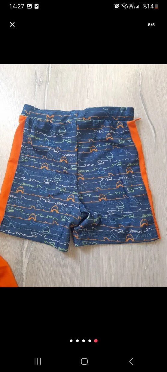 Renkli Baskılı Erkek Çocuk Mayo Takımı - Görsel 5