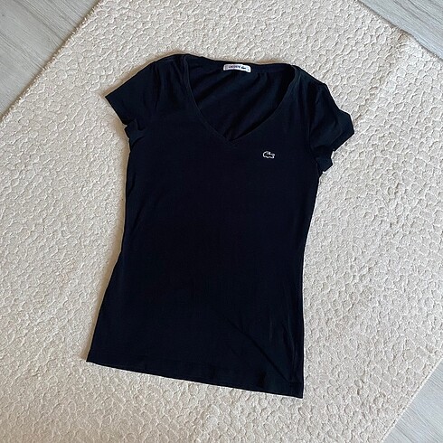Lacoste Lacoste Slim Fit V Yaka T-Shirt