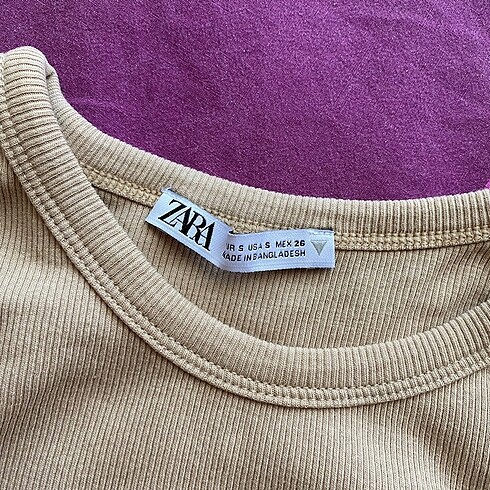 s Beden Zara Fitilli Crop Top