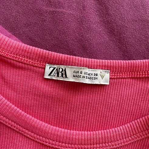s Beden Zara Fitilli Crop Top