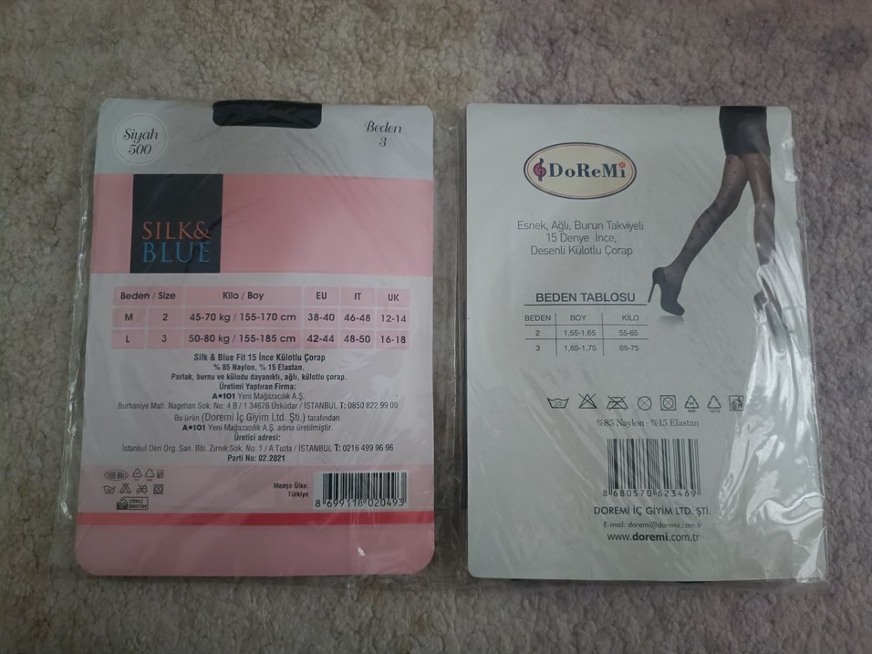 Sıfır Doremi SılkBlue Markalı İnce Kilotlu Çorap - Görsel 2