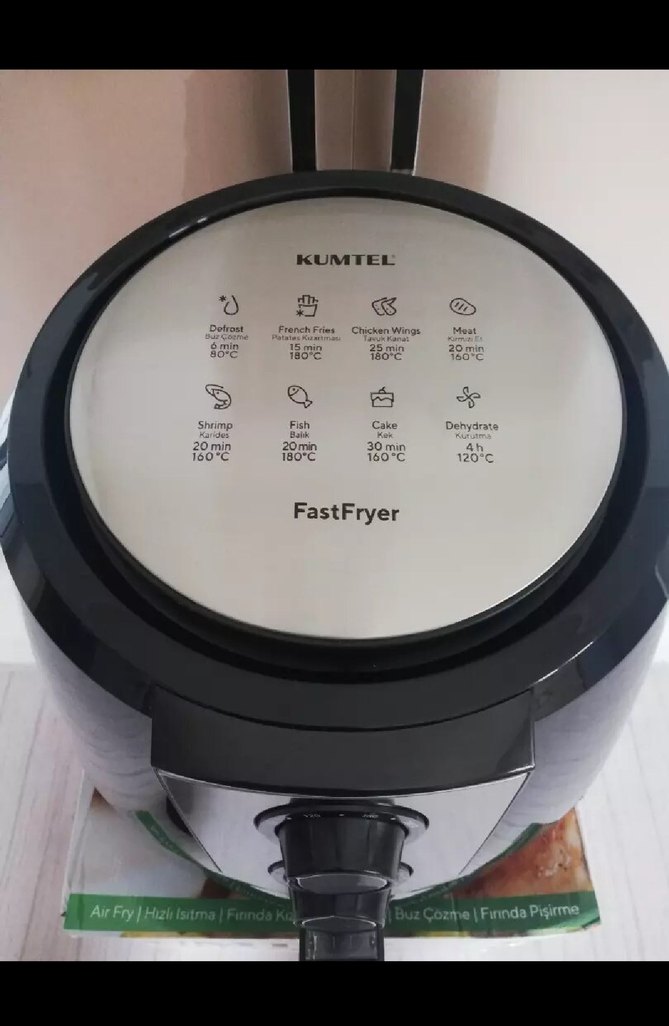 Sıfır Ayarında Kumtel 8.5 Litre Airfryer Ve Fastfryer - Görsel 3