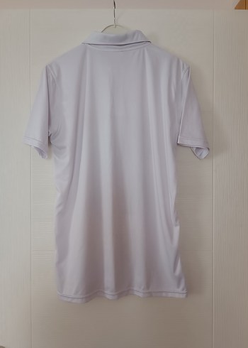 Naim Süleymanoğlu Baskılı Beyaz Polo Yaka T-shirt - Görsel 3