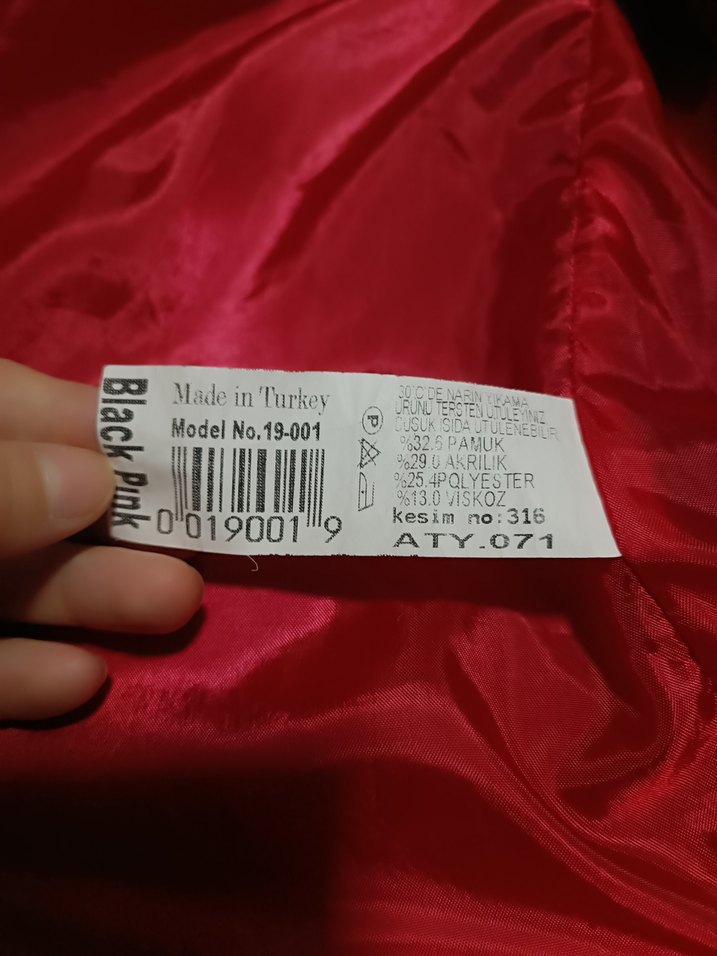 Kırmızı Kaban Ceket - Görsel 5