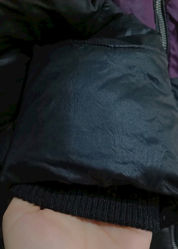 LCW Siyah İçi Polarlı Mont Ceket - Görsel 5