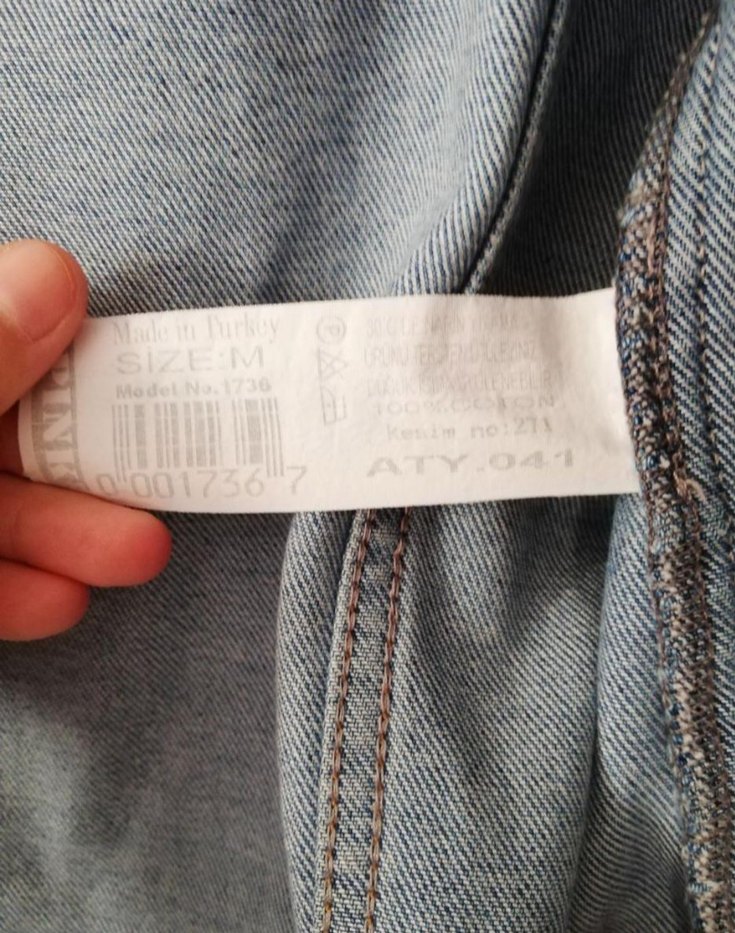 Kot Denim Ceket - Görsel 5