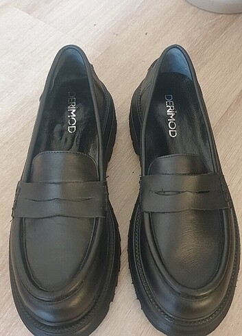 Derimod loafer hakiki deri