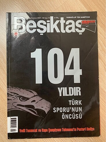 Beşiktaş Türkiye Kupası Şampiyonluk Dergisi
