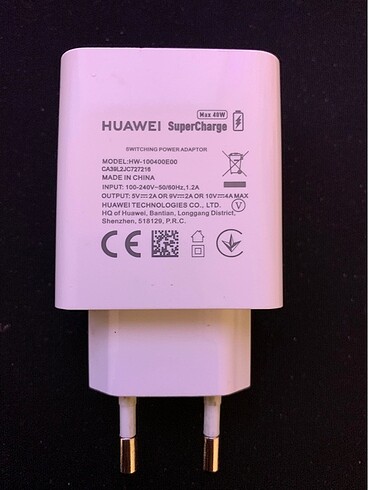 Huawei 40W Şarj Adaptörü USB A