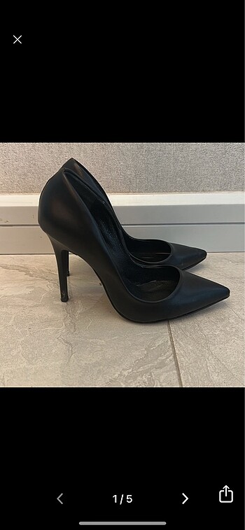 35 Beden stiletto siyah