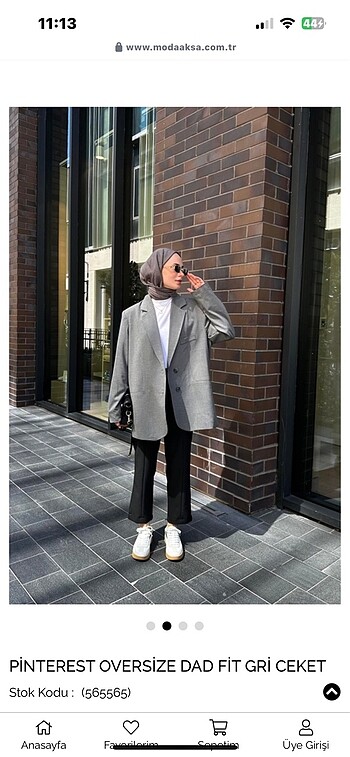 Oversize ceket