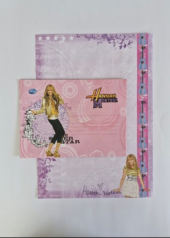 Hannah Montana gıpta mektup seti disney