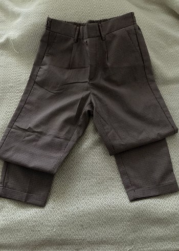 Bordo Desenli Kumaş Pantolon,Regular Fit - Görsel 2