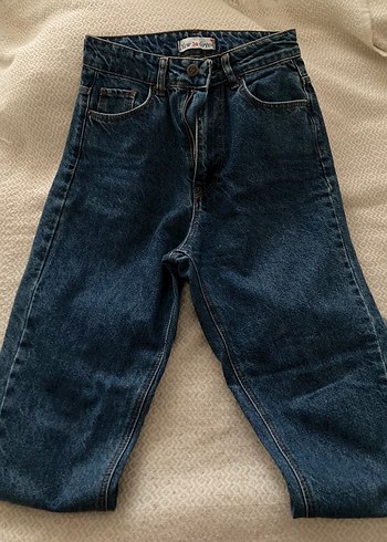 Lacivert Kadın Denim Pantolon - Görsel 3