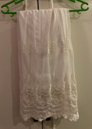 İşlemeli Beyaz Bohem Etek - Görsel 2